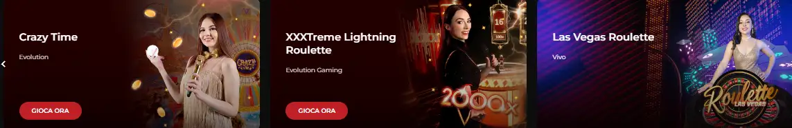 Esperienza Casinò Live